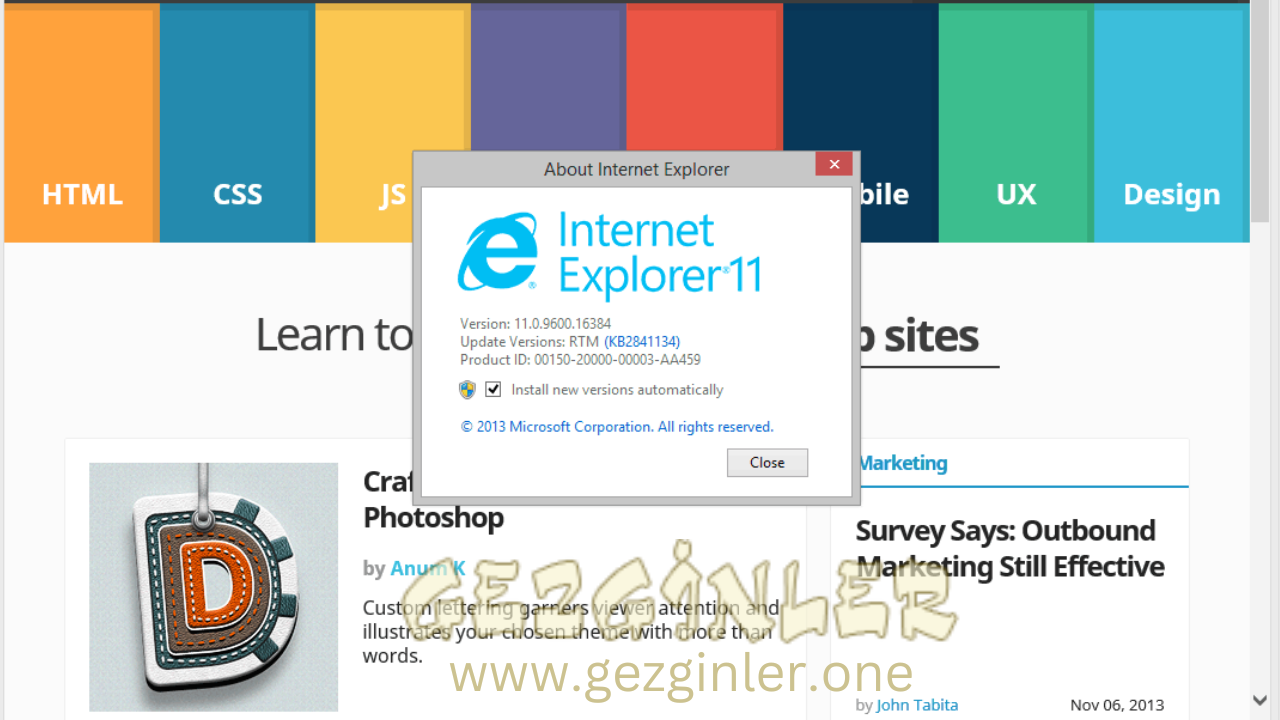 Internet Explorer Indir 11