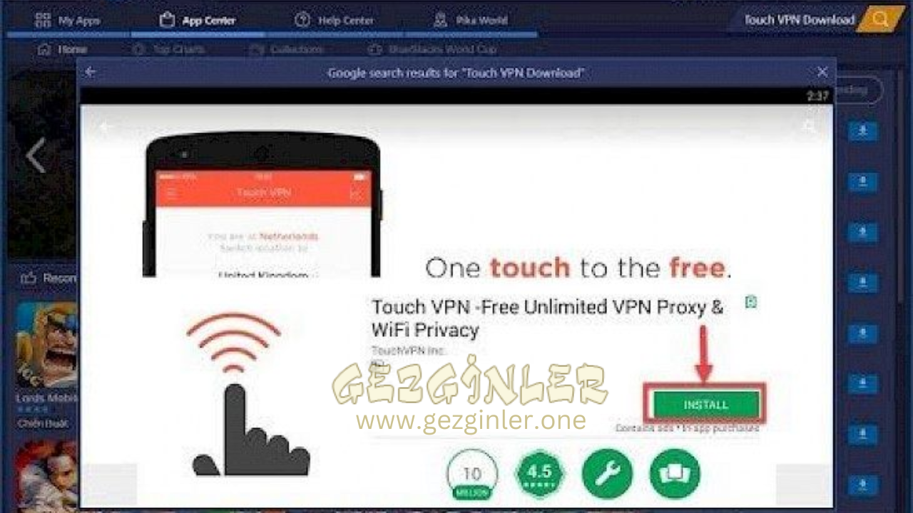 Touch VPN Indir PC