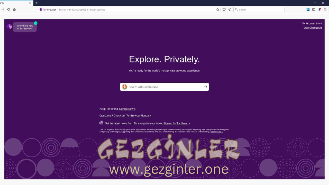 Tor Browser Gezginler